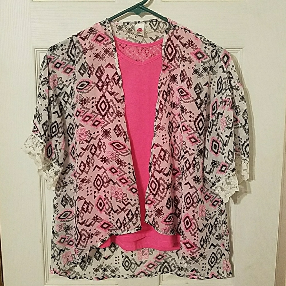 Total girl shirt and cover up